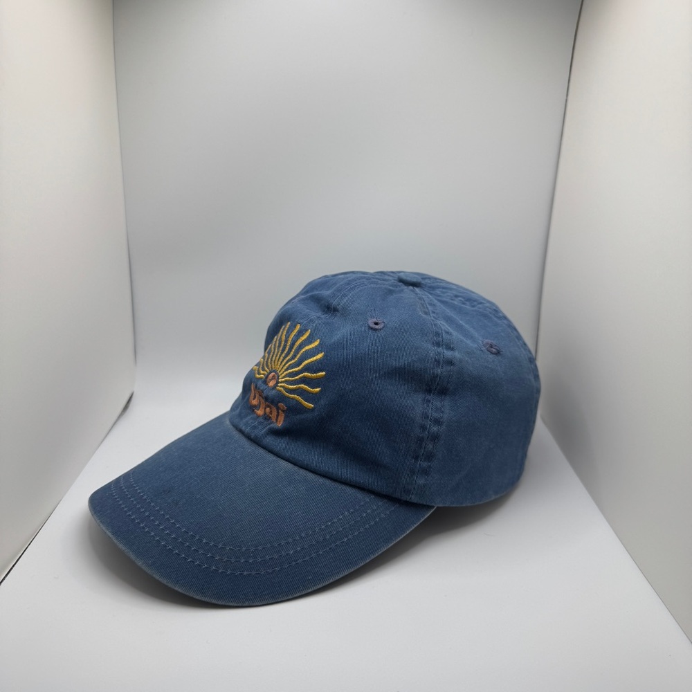 Ojai Sun Embroidered Blue Adjustable Dad Hat
